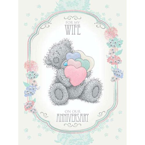 Wife Anniversary Large Me to You Bear Card £3.59